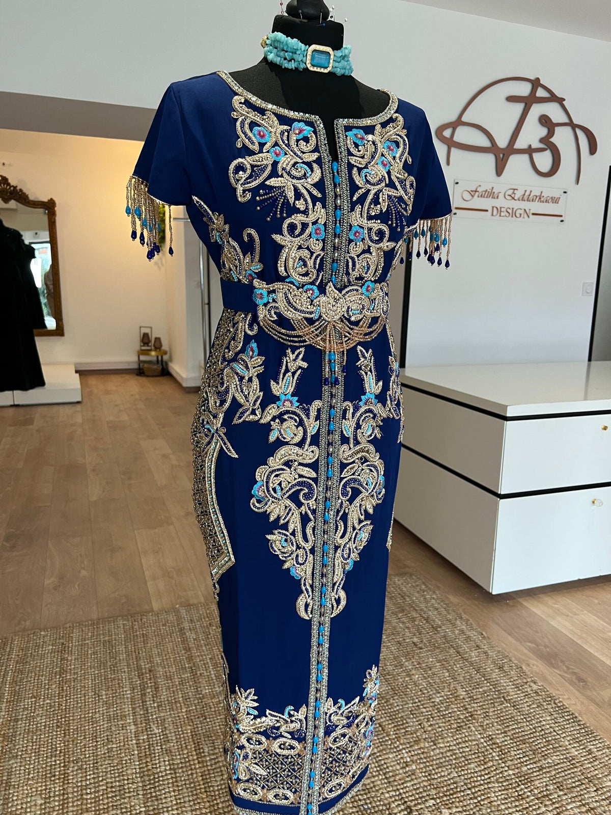 Caftan Shorts Mélina Blue