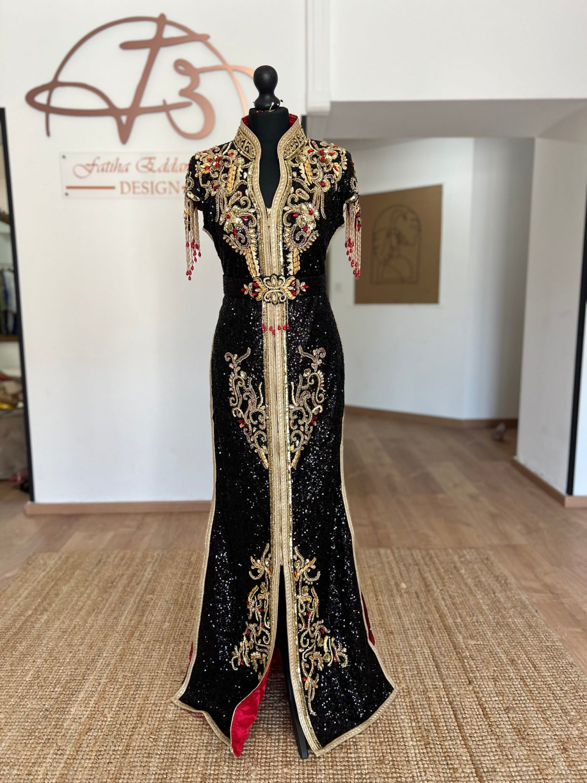 Caftan Shine rouge