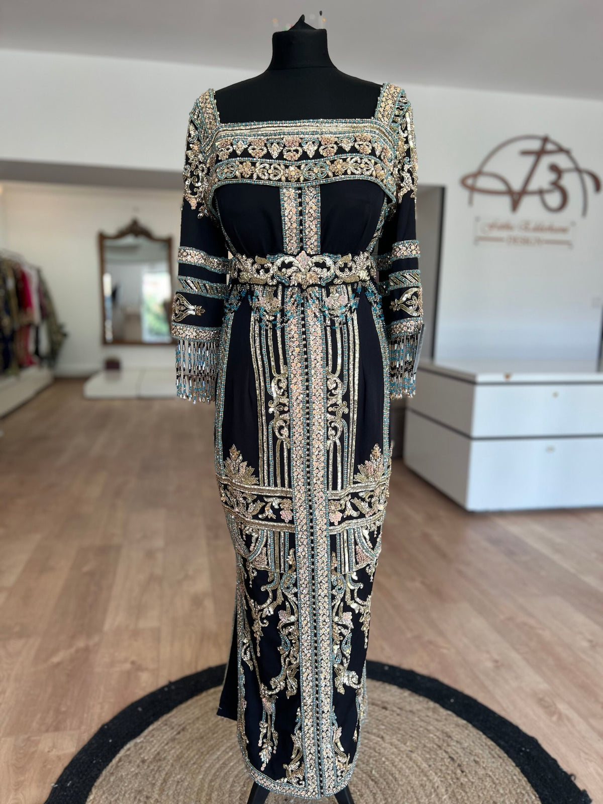 Caftan sirène Black
