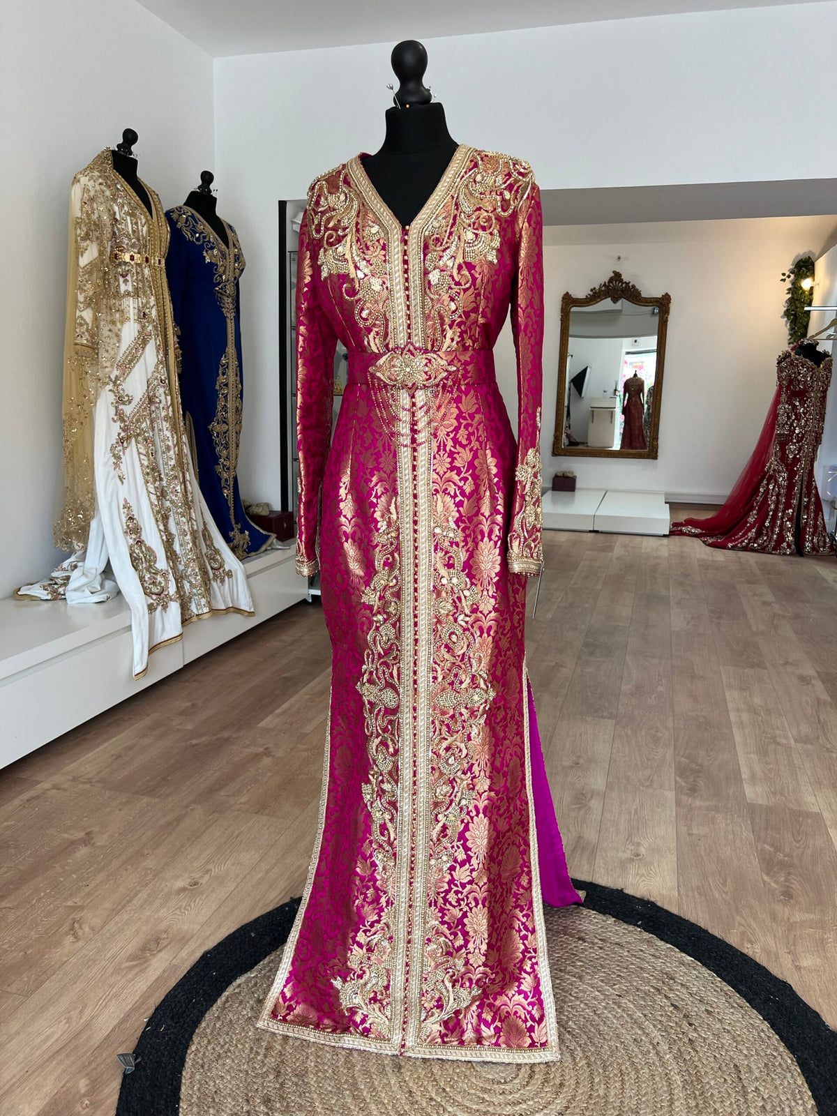 Caftan sirène brocade