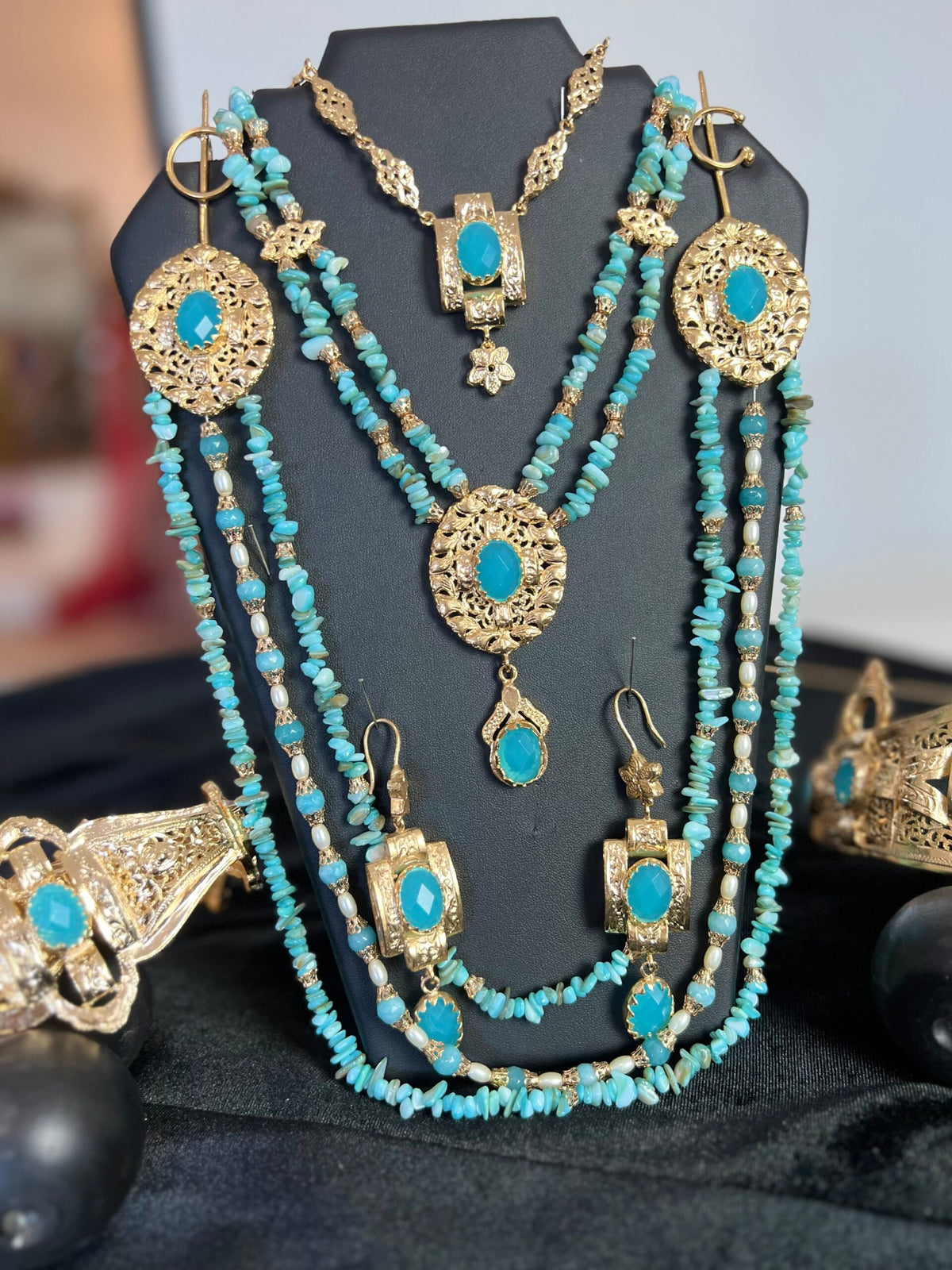 Parure turquoise