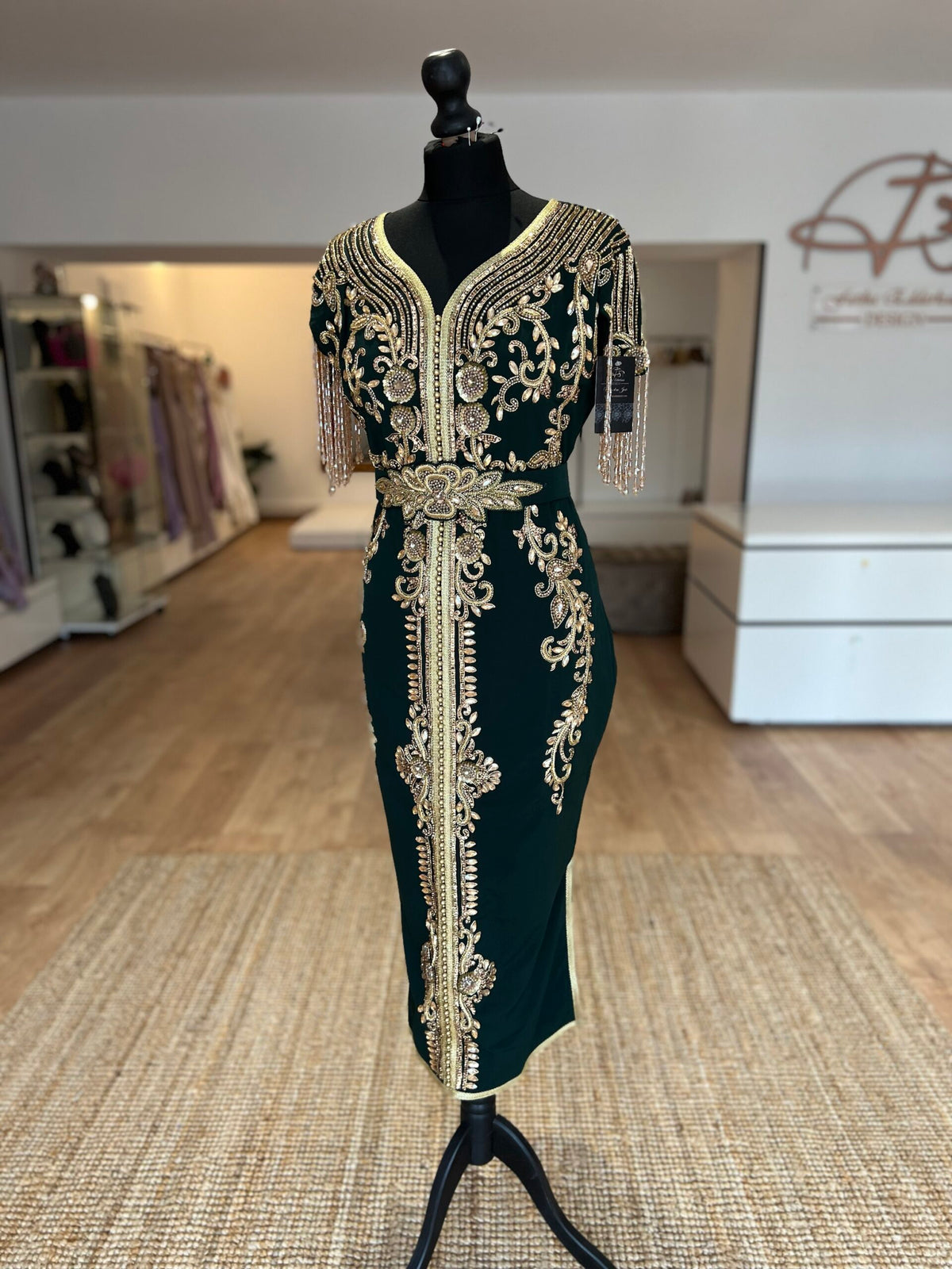 Caftan Shorts vert royal Wassila