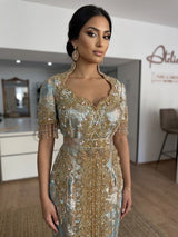 Caftan Brocade Sky