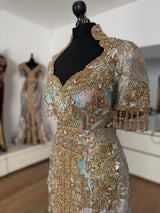Caftan Brocade Sky