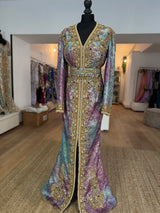 Caftan Brocade lavend