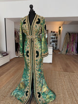 Caftan sirène Émeraude