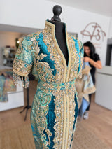Caftan Brocade green