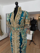 Caftan Brocade green