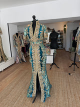 Caftan Brocade green