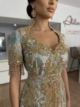 Caftan Brocade Sky
