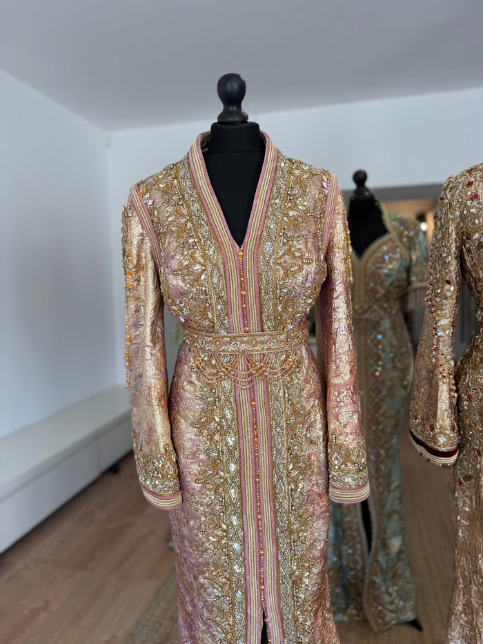 Caftan Brocade Salmon