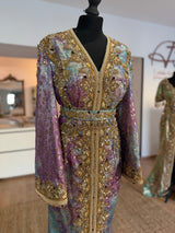 Caftan Brocade lavend