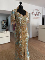 Caftan Brocade Sky