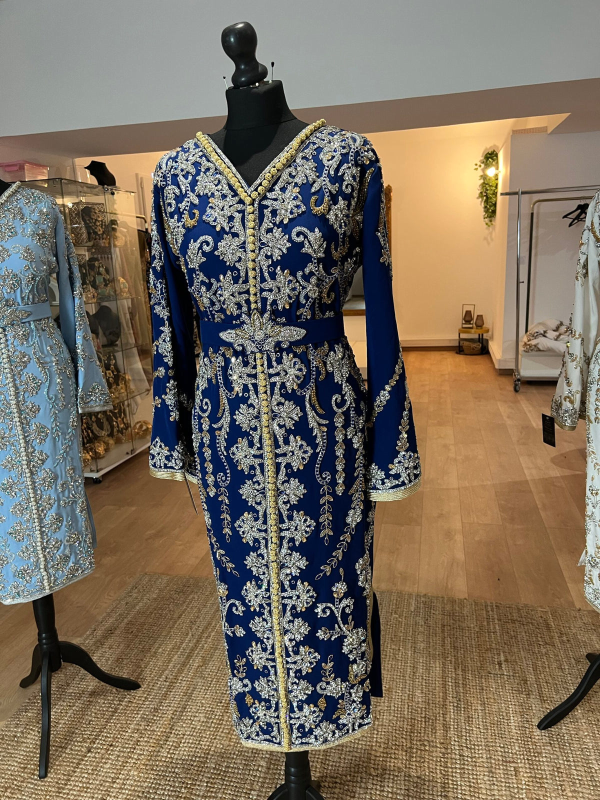 Caftan Shorts Clara Blue