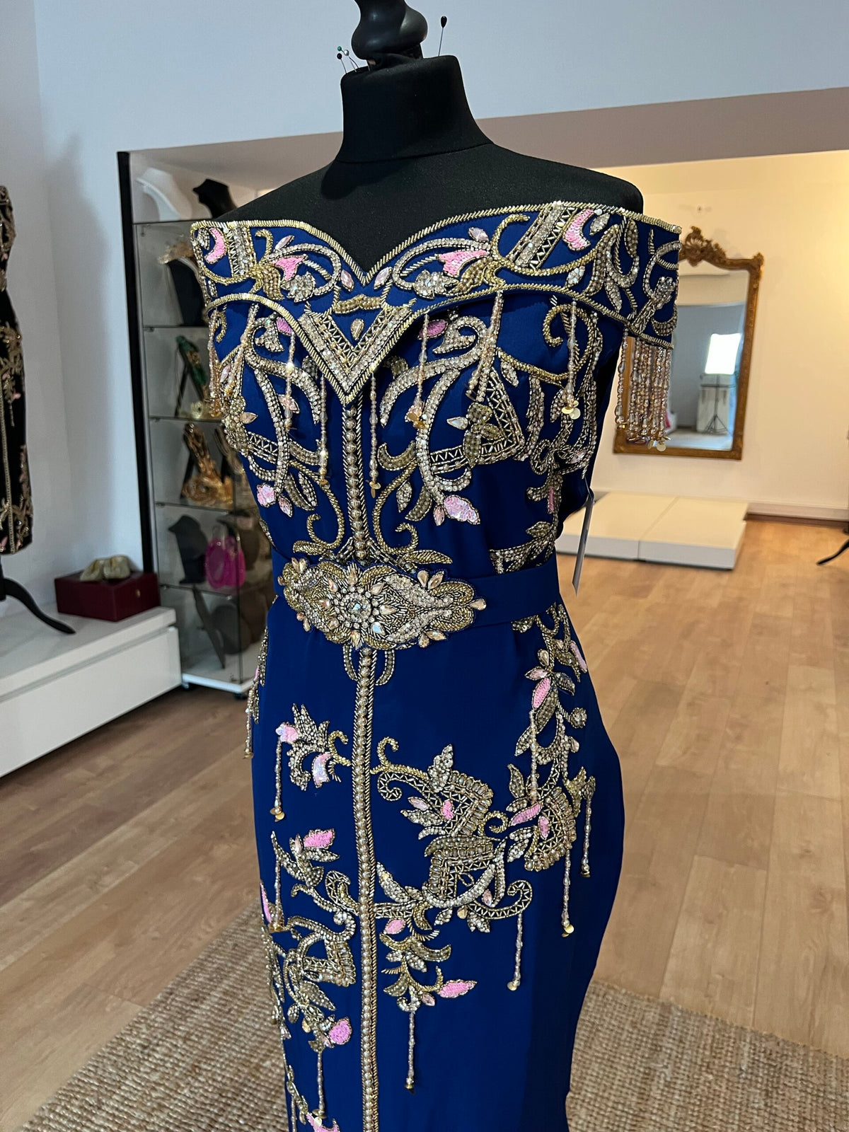 Caftan Shorts Énora blue