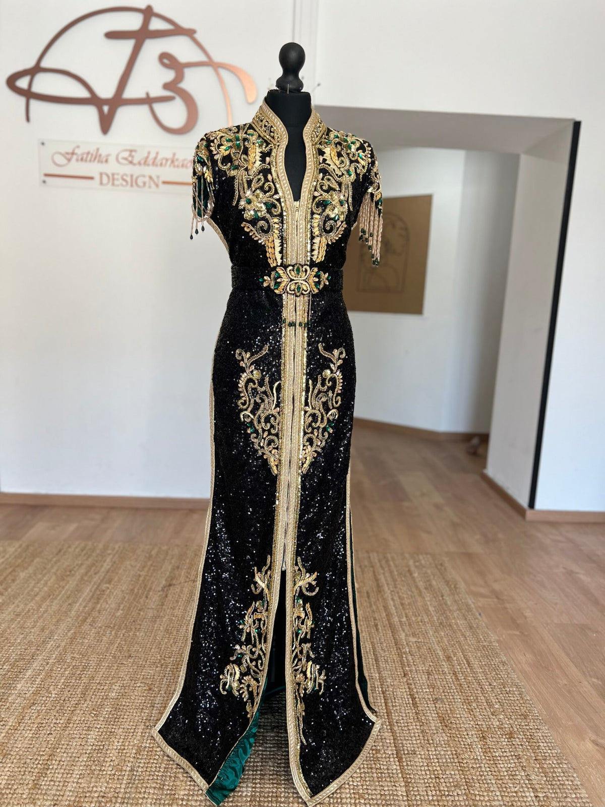 Caftan Shine vert