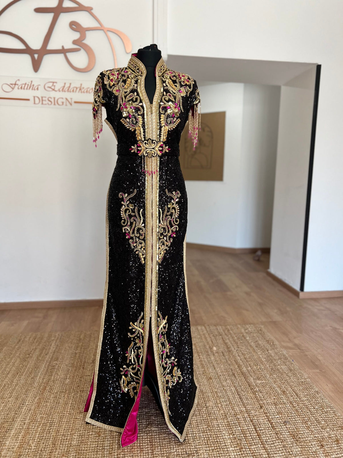 Caftan Shine fushia