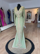 Caftan sirène Green