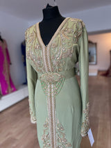 Caftan sirène Green