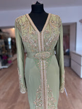 Caftan sirène Green