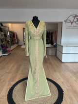Caftan sirène Green