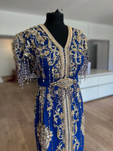 Caftan sirène Élégance blue