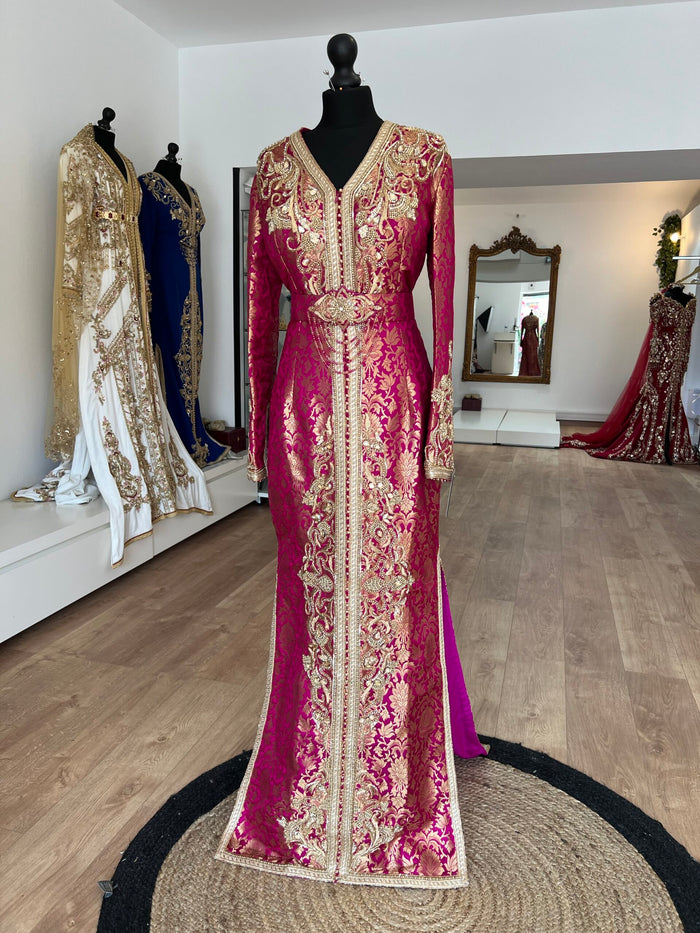 Caftan sirène brocade
