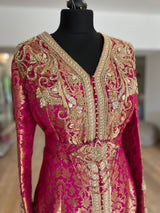 Caftan sirène brocade