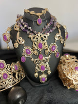 Parure mauve
