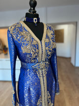 Caftan brocade Blue