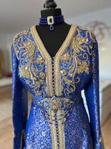Caftan brocade Blue