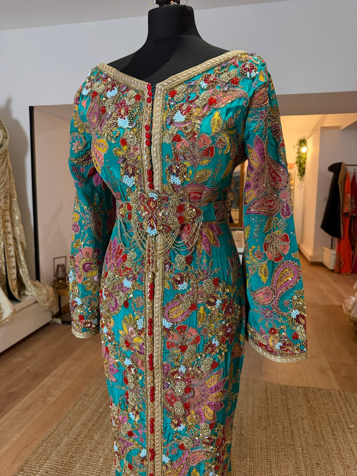 Caftan turquoise
