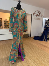 Caftan turquoise