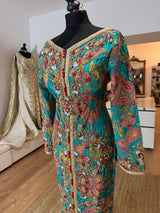 Caftan turquoise