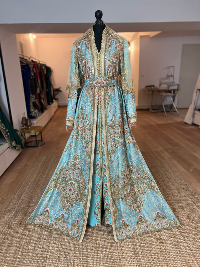 Takchita Ziana Brocade minte