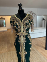 Caftan Shorts vert royal Wassila