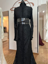 Caftan dentelle noir