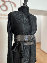 Caftan dentelle noir