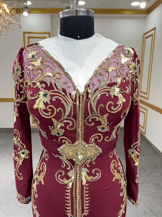 caftan sirène Red
