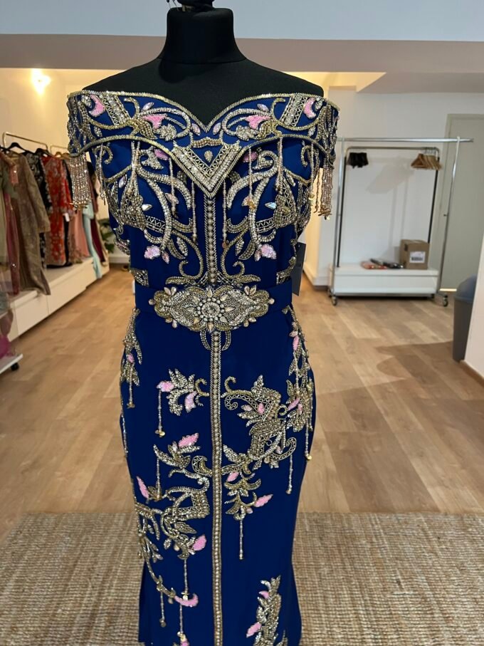 Caftan Shorts Énora blue