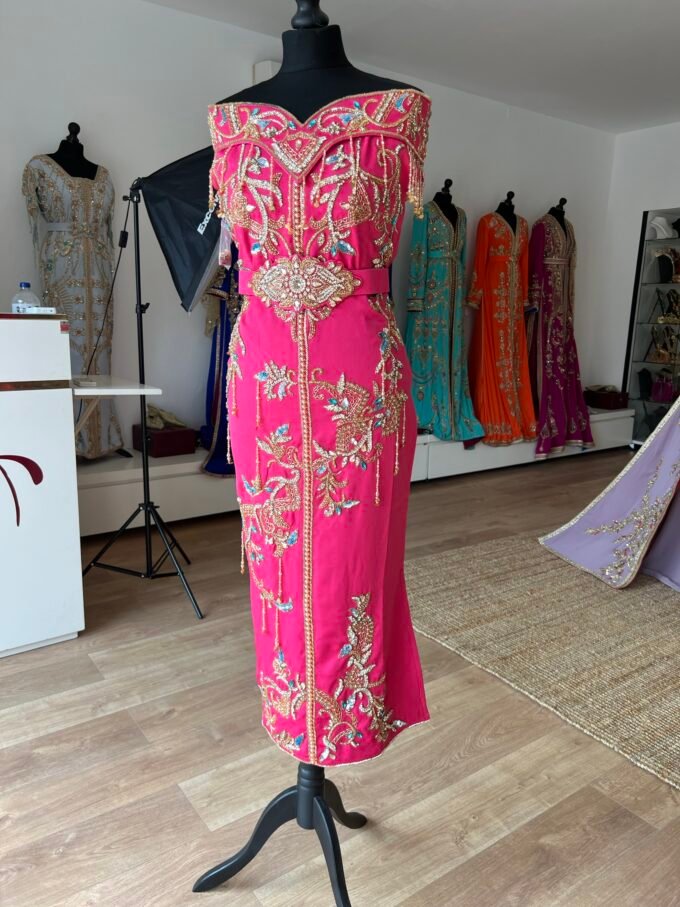 Caftan Shorts Énora fushia