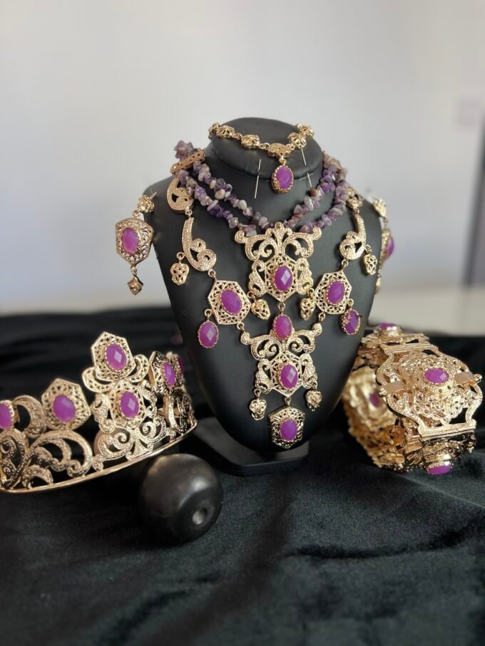 Parure mauve