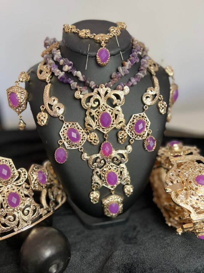 Parure mauve