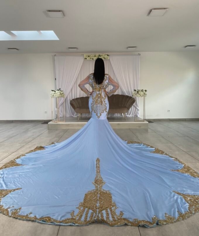 Caftan sirène mariée
